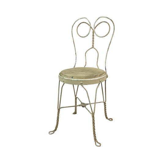 Vintage Wrought Iron Parlor Chair