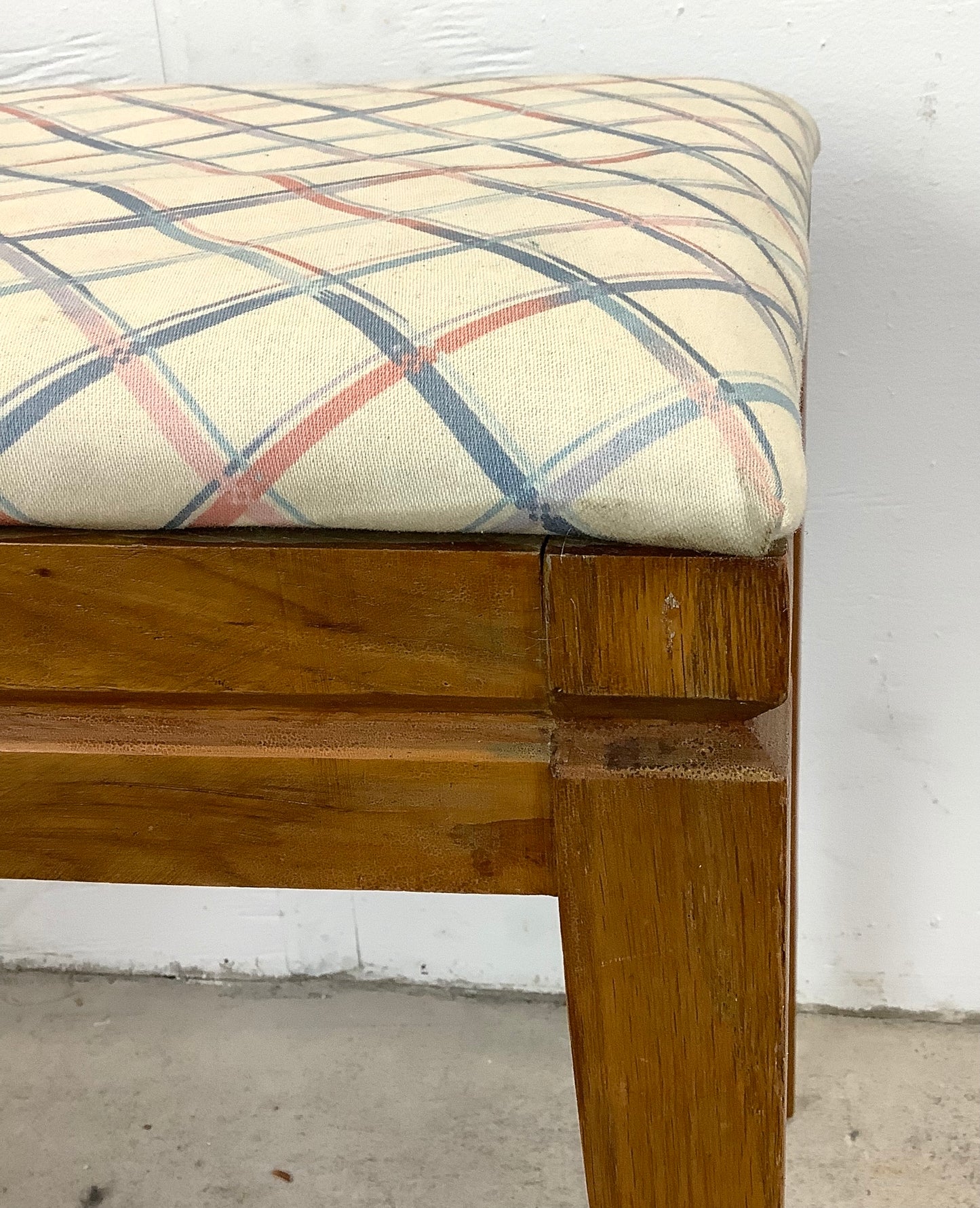 Mid-Century Vanity Stool or Piano Bench