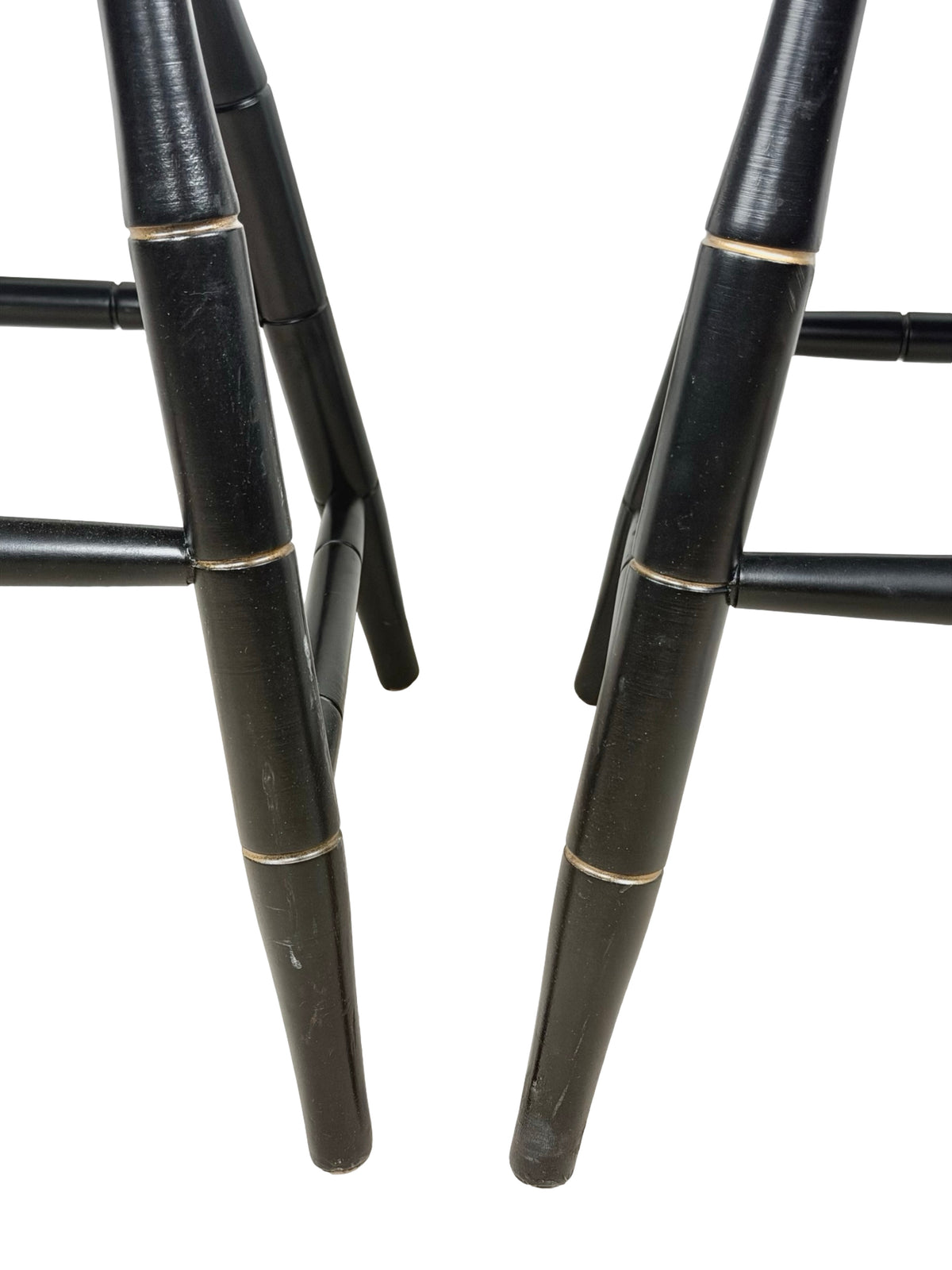 Pair of Vintage Nichols & Stone Windsor Side Chairs with Cedar Crest College Crest