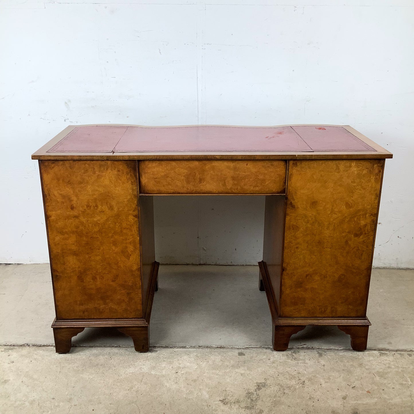 Vintage French Provincial Style Leather-Top Vanity or Writing Desk