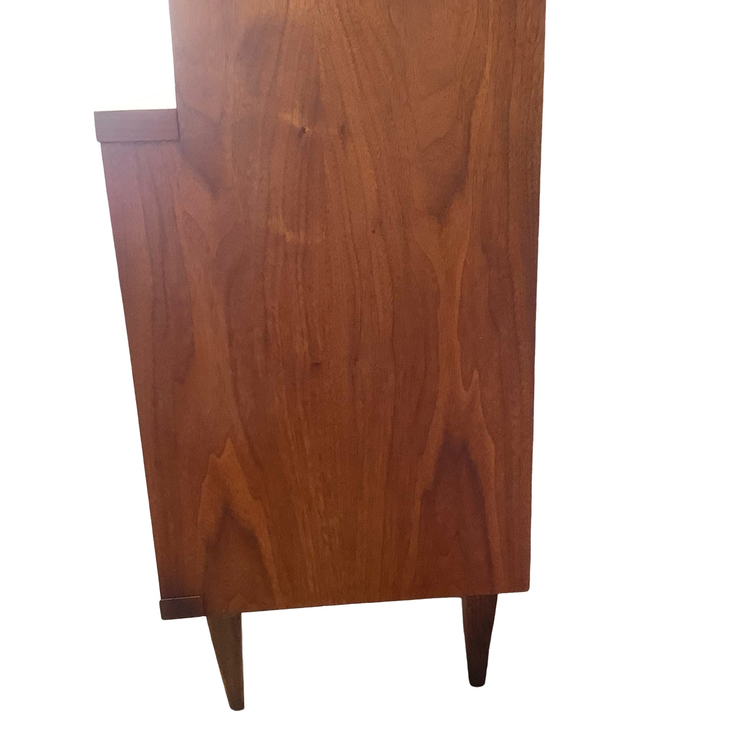 Vintage Mid-Century Modern Walnut Display Hutch, China Cabinet