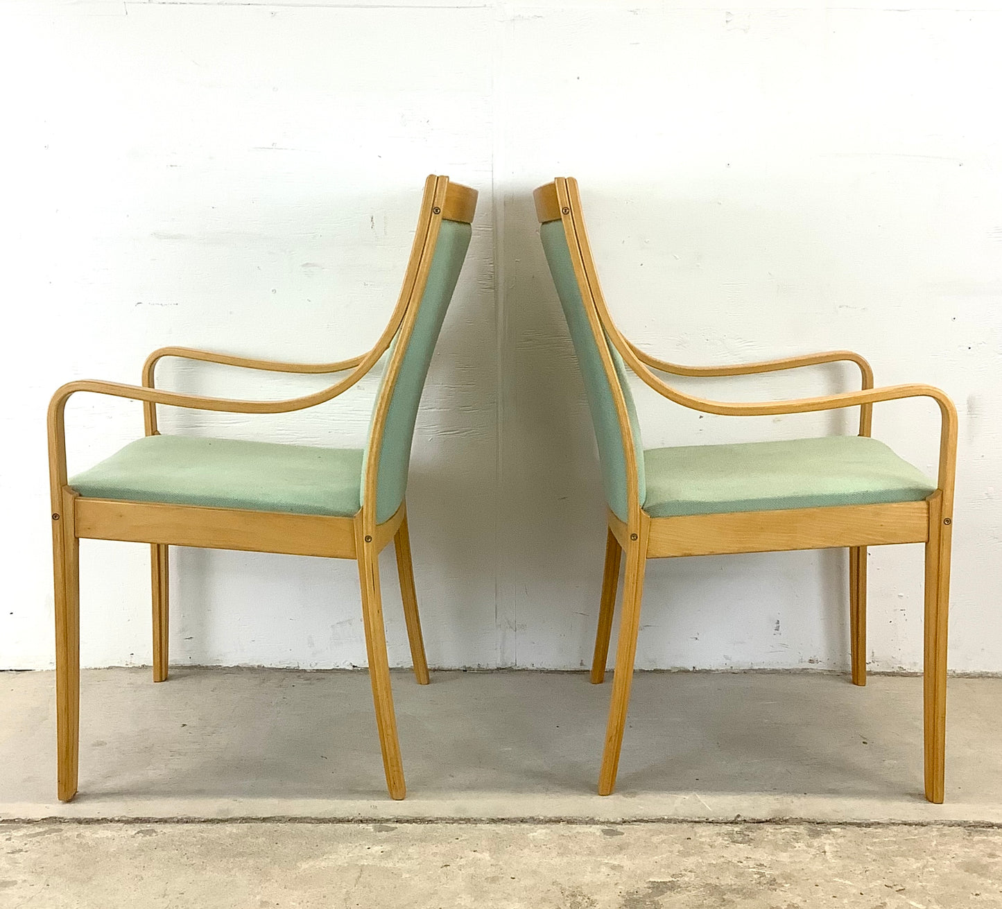 Scandinavian Bentwood Dining Chairs by Vatne Mobler