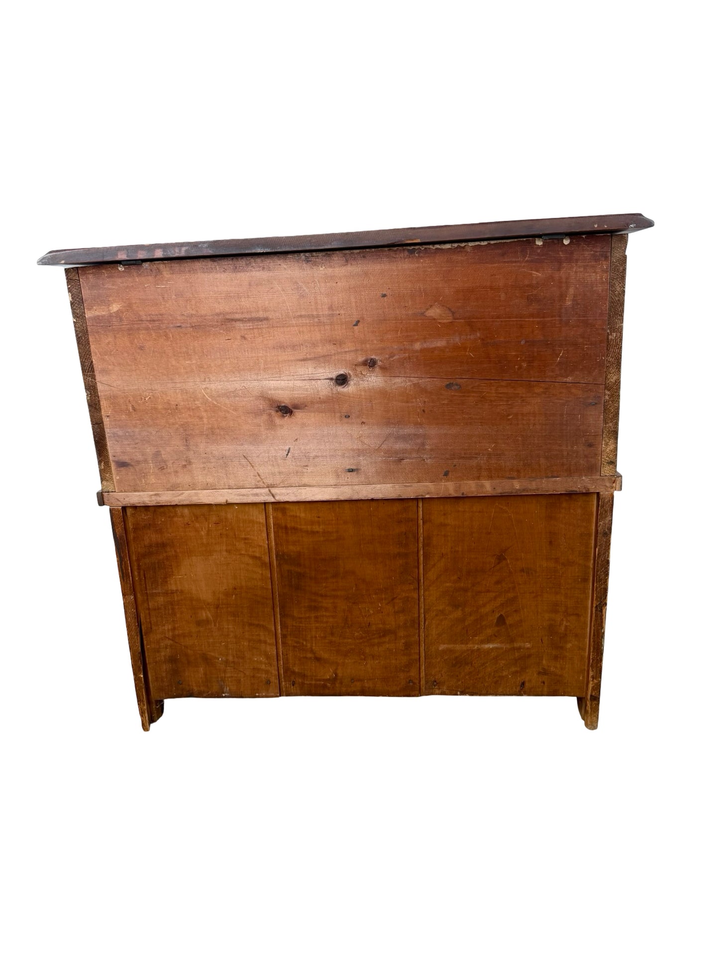 Rustic Pine Dry Sink Storage Cabinet with Lift Top, Drawer & Cupboard