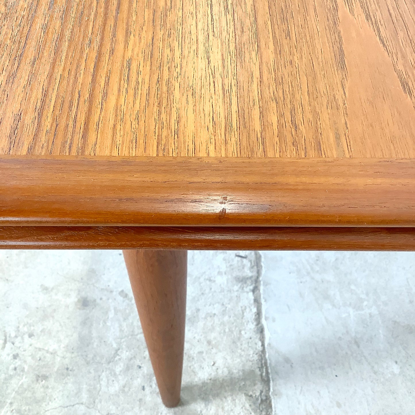 Mid-Century Danish Teak Dining Table with Draw Leaves by Skovmand & Andersen for Moreddi