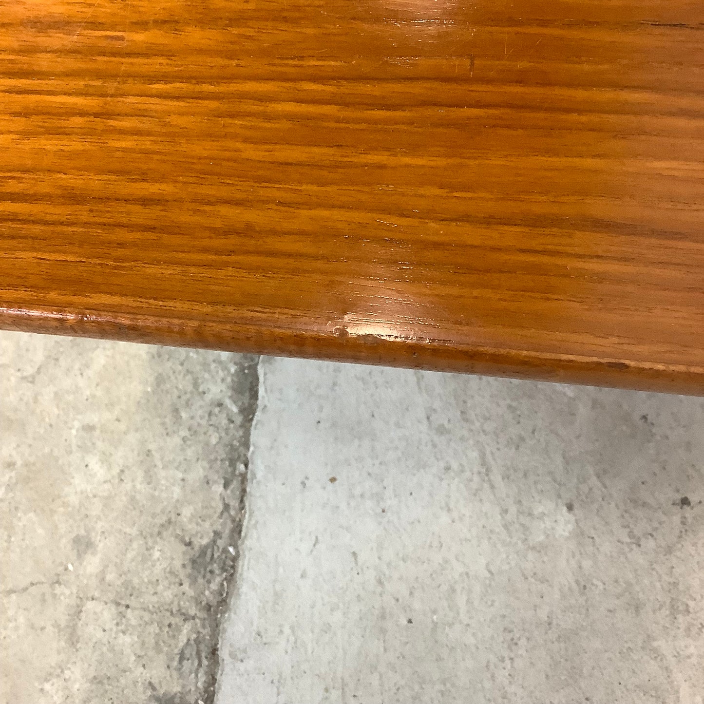 Danish Modern Teak & Tile Coffee Table
