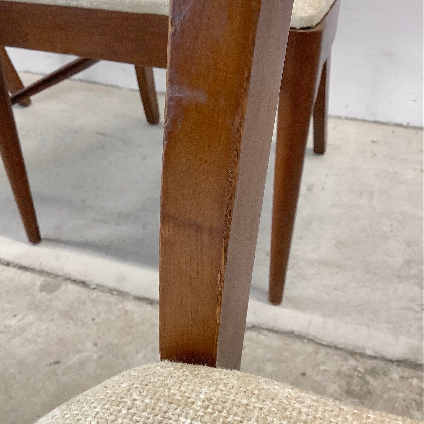 Mid-Century Walnut Dining Chairs- Six