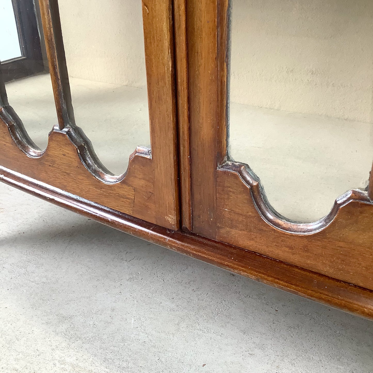Early 20th Century Mahogany Chippendale Revival Display Cabinet