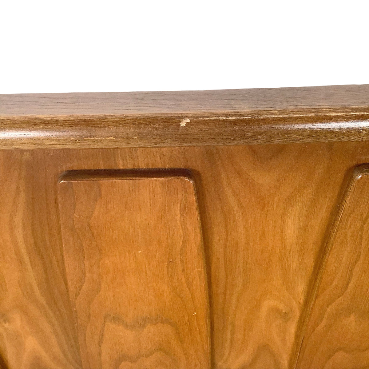 Mid-Century Modern Walnut Headboard | Vintage Queen/FULL