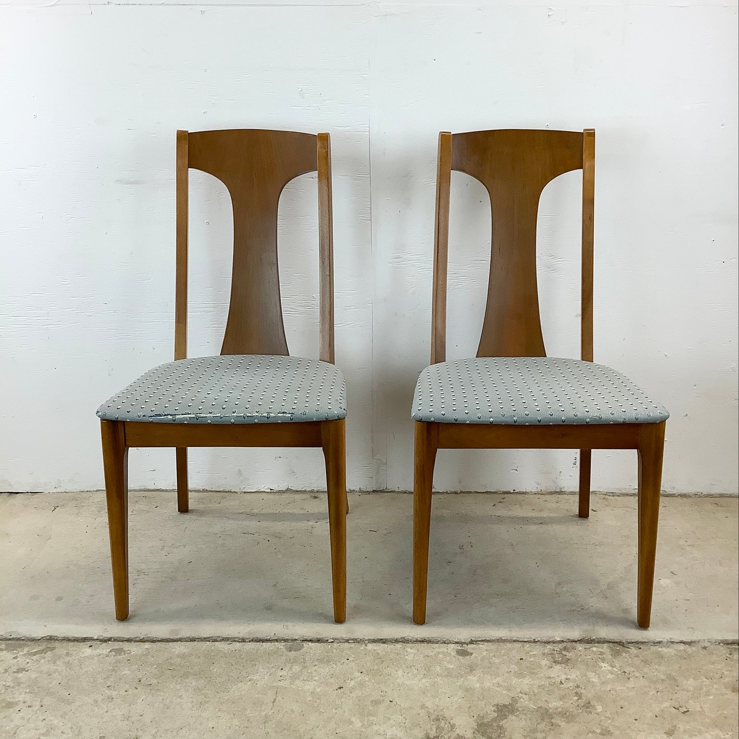 Mid-Century Brasilia Style Dining Chairs- Four