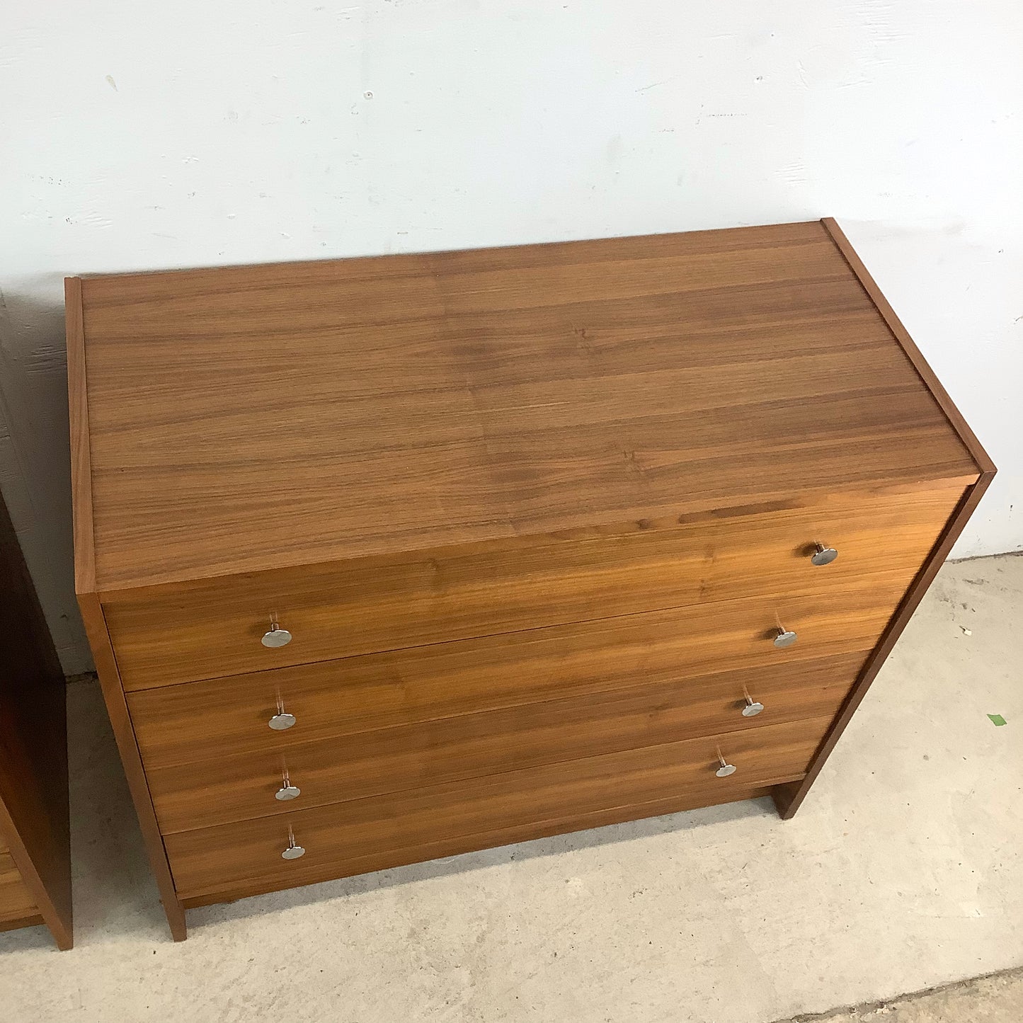 Pair Four Drawer Mid-Century Dressers