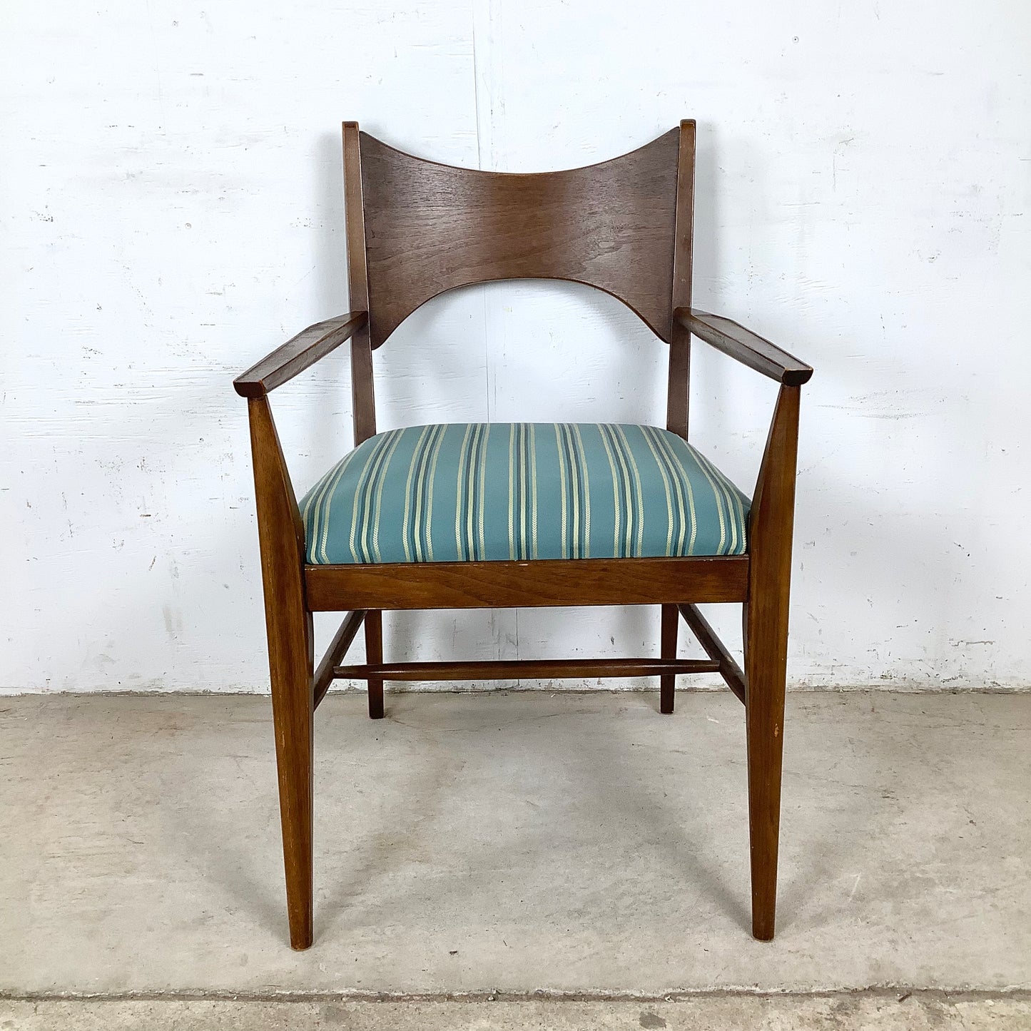 Mid-Century Broyhill "Saga" Walnut Dining Chairs-  set of Six