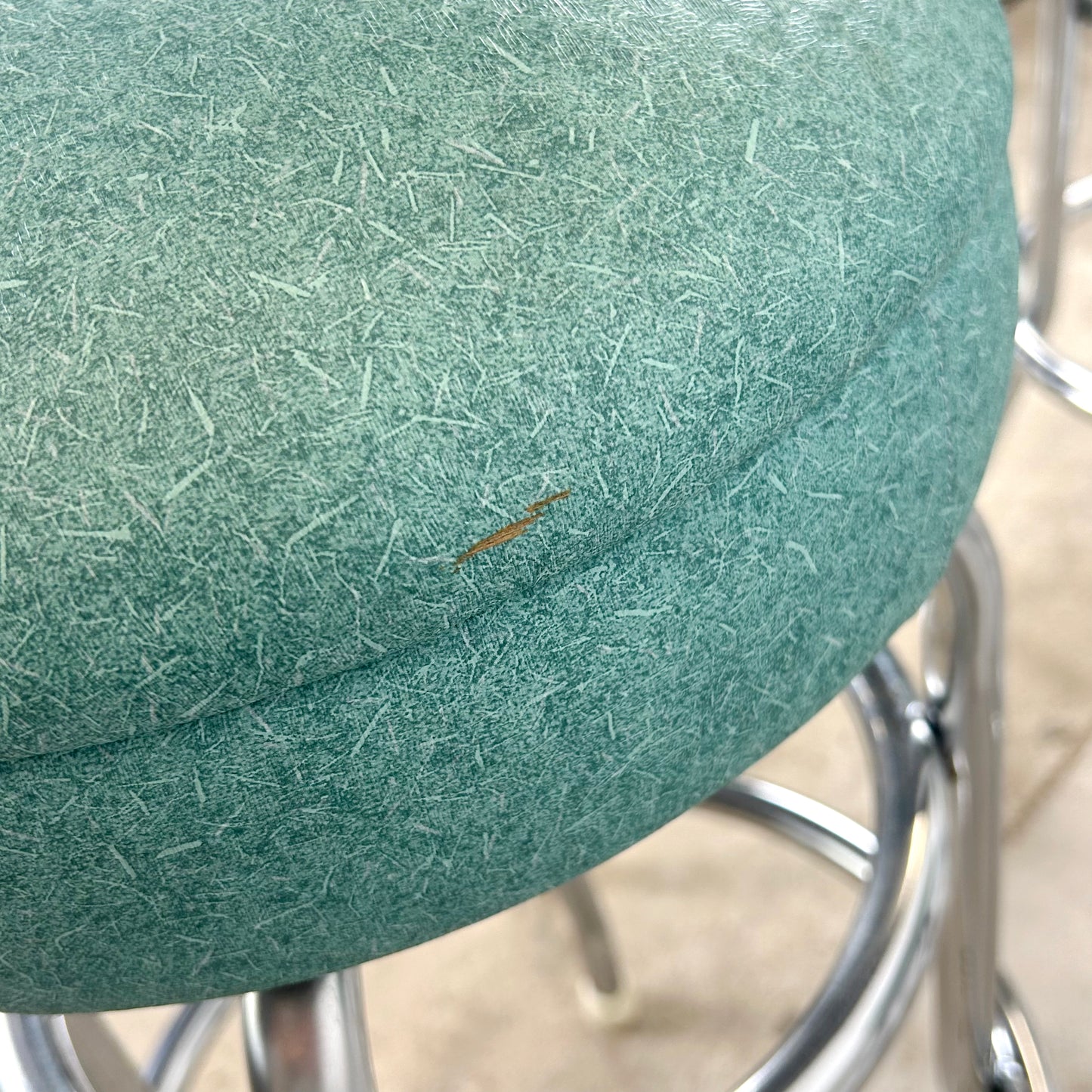 Vintage Swivel Barstools- Set of Six