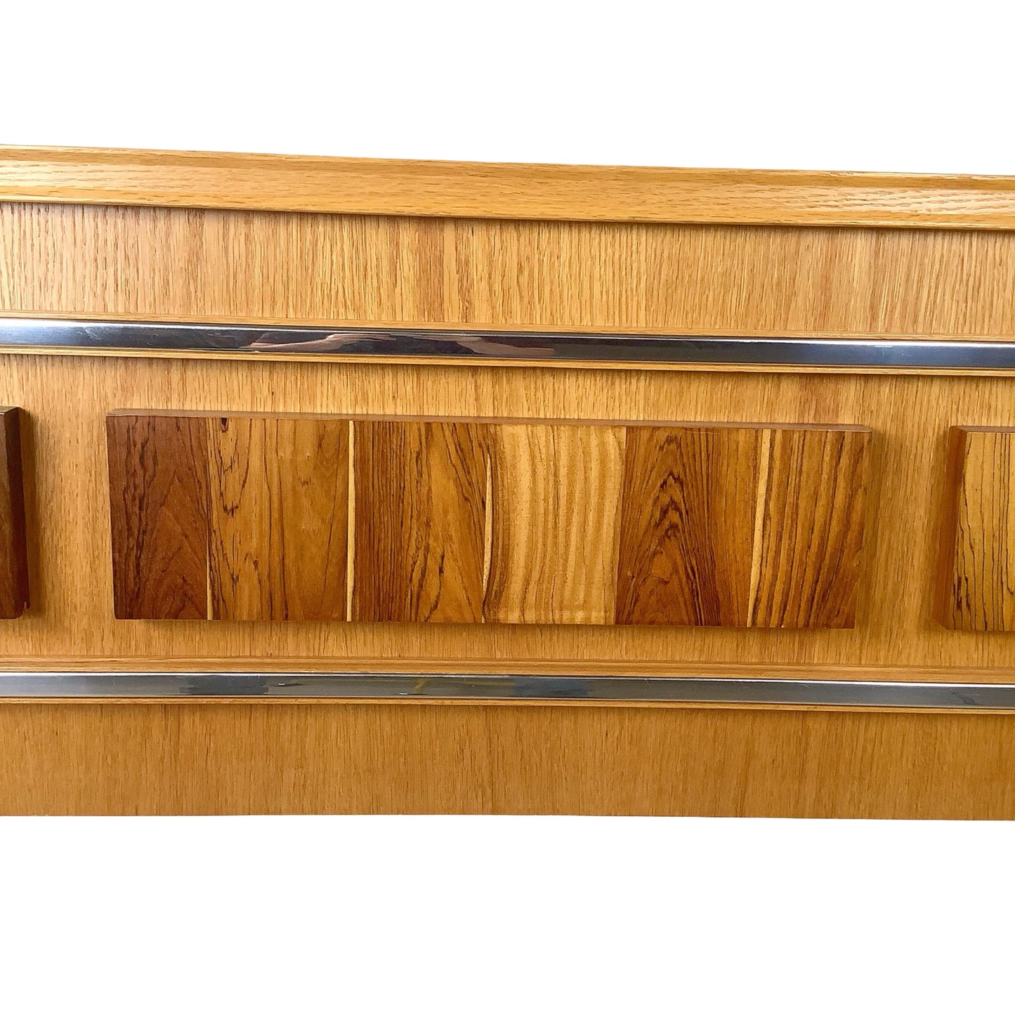 Tobago Furniture 1970s Mid-Century Modern Brutalist Queen Headboard