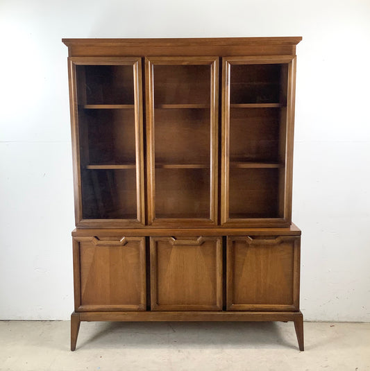 Mid-Century Credenza With Display Topper