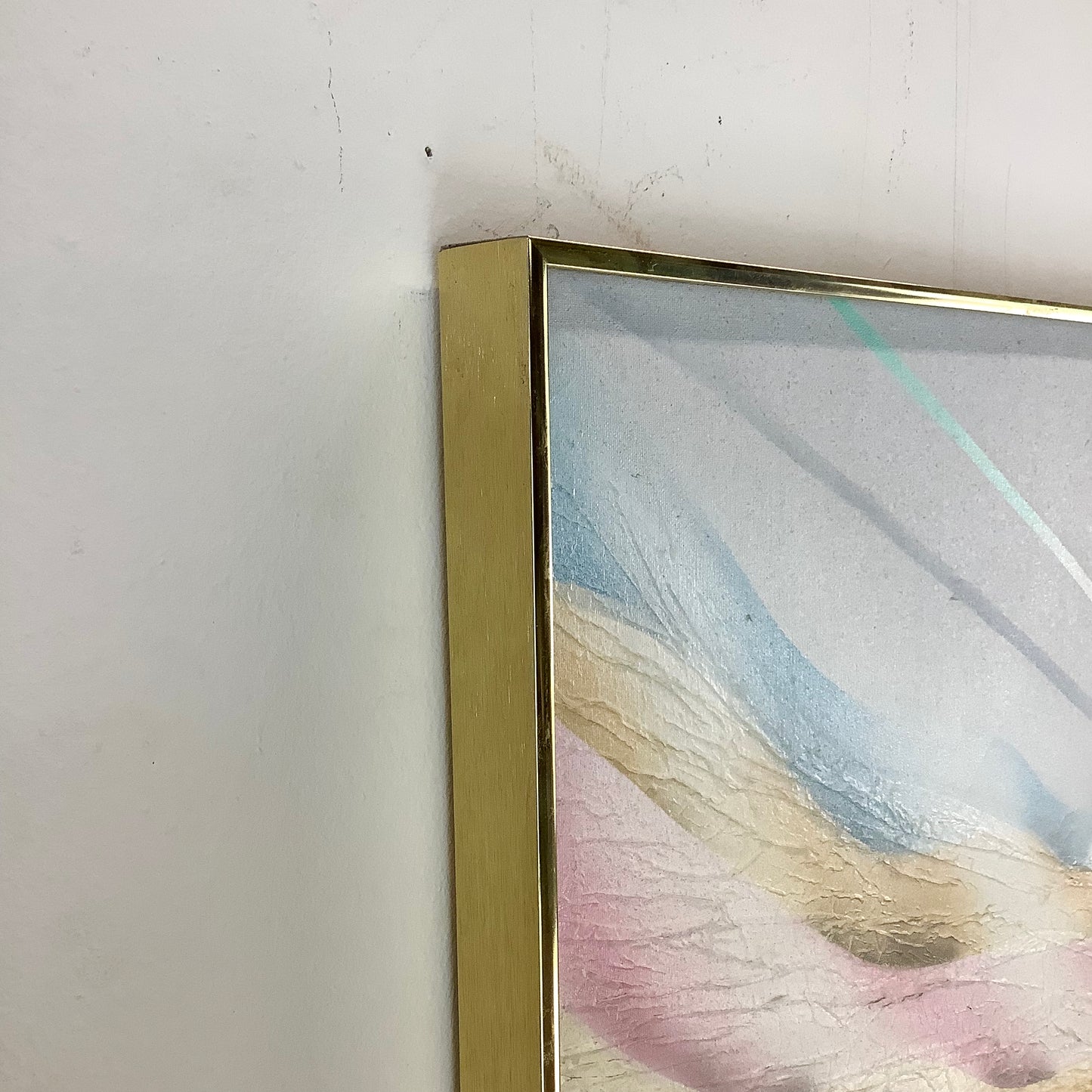 Large Vintage Abstract Wall Art- s. harrington