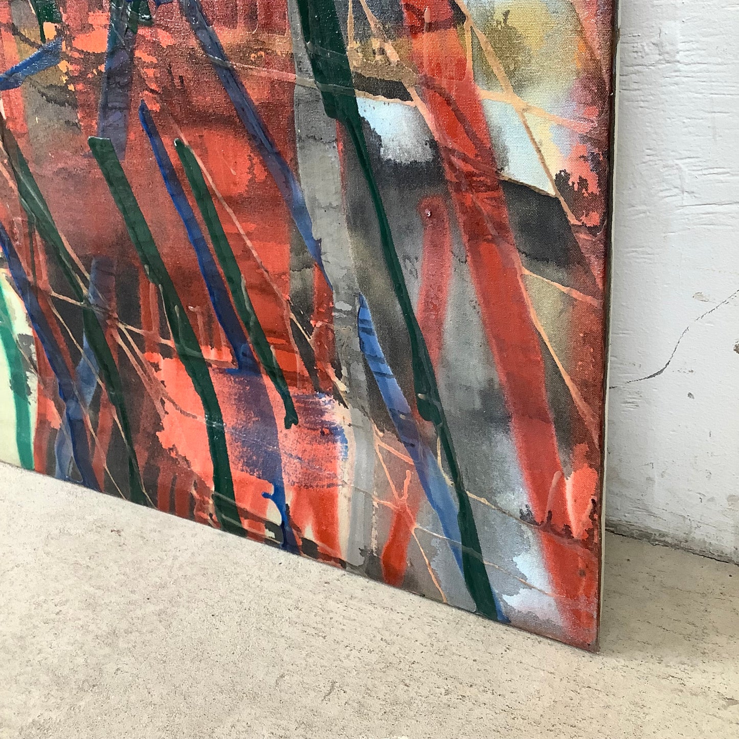 Large Contemporary Abstract Painting 70x59 – Architectural