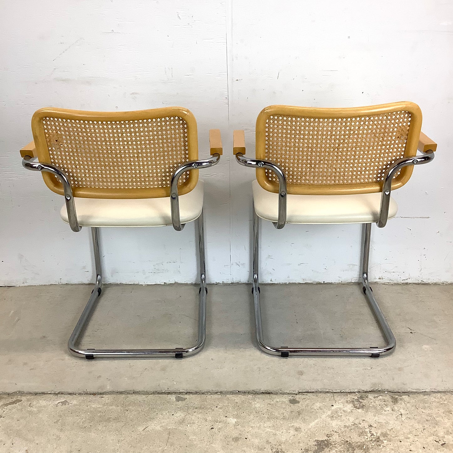 Vintage Modern Cesca Style Armchairs- set 4