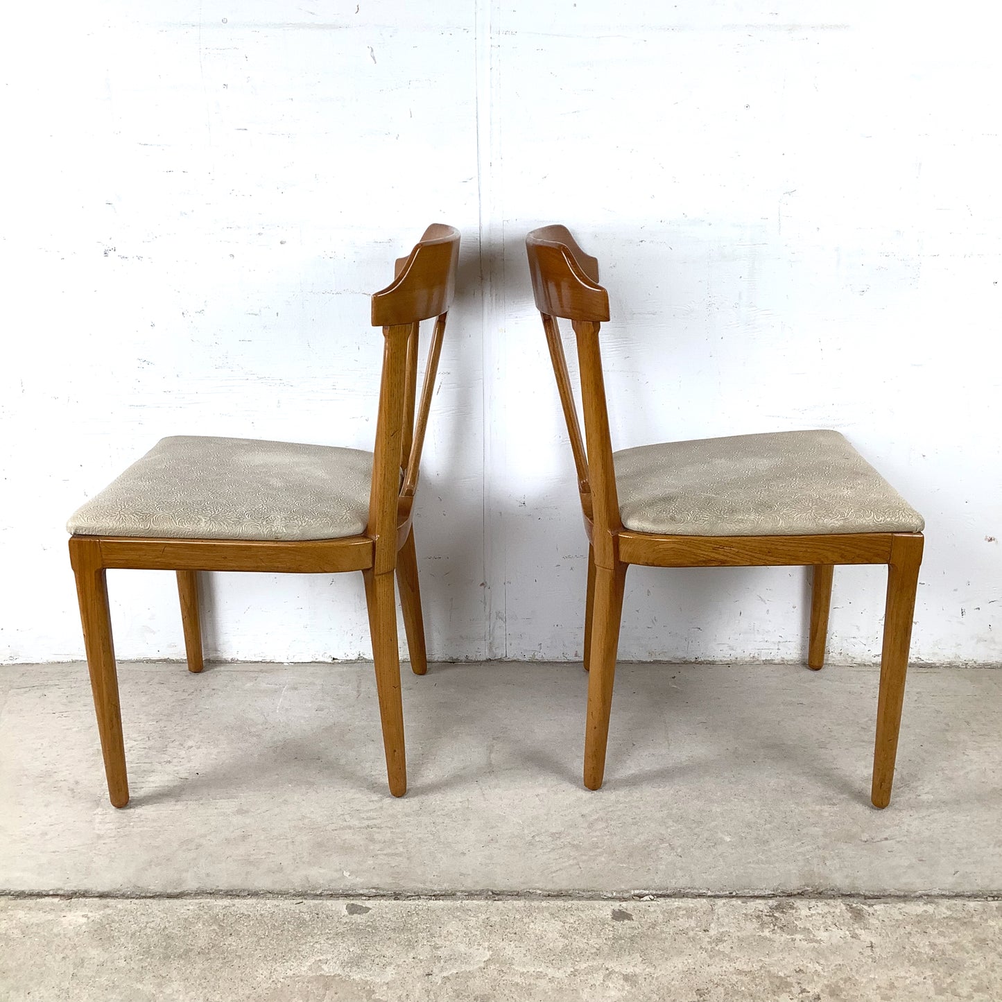 Tomlinson Mid-Century Modern Dining Chairs — Set of Six