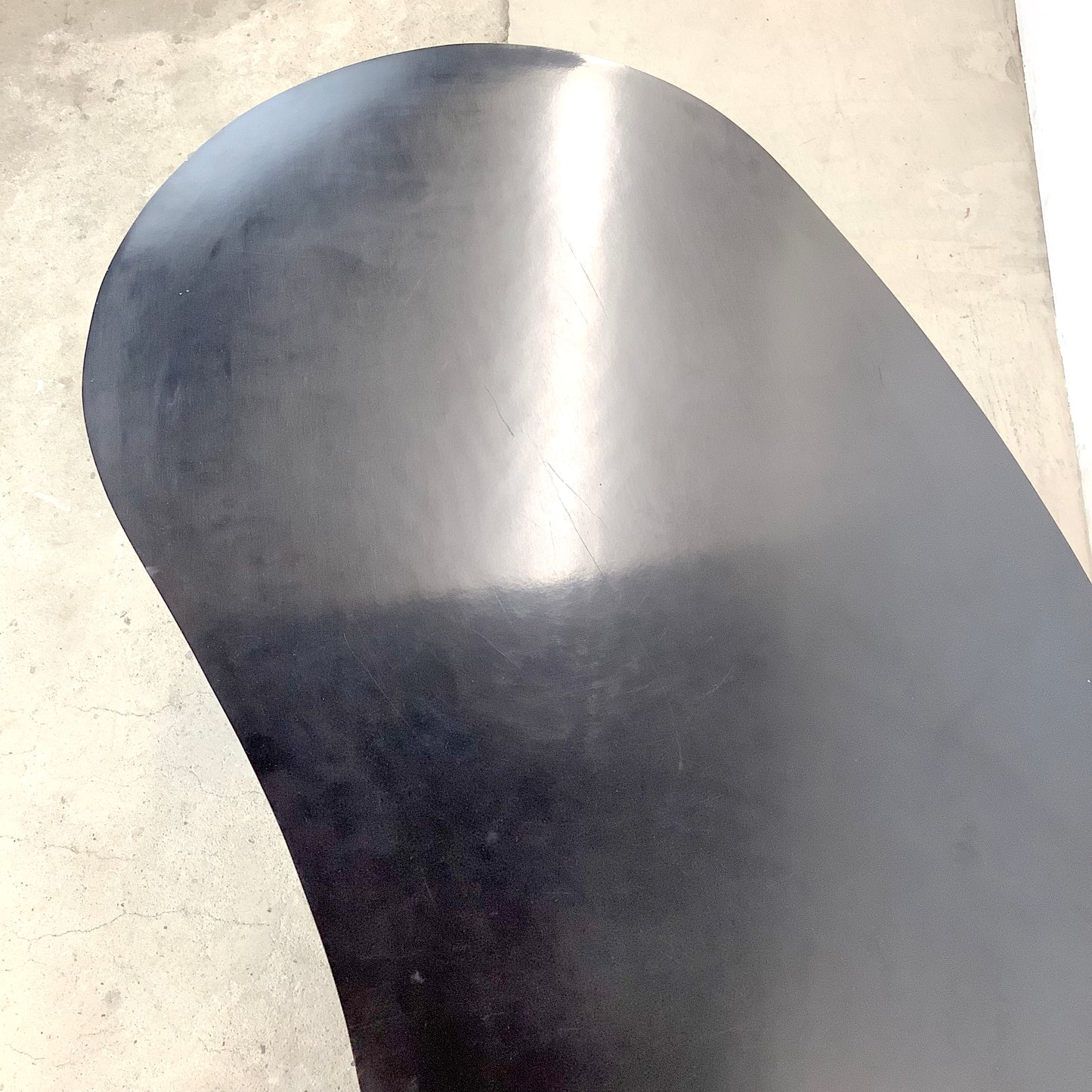 Atomic Modern Sculptural Coffee Table with Kidney-Shaped Form