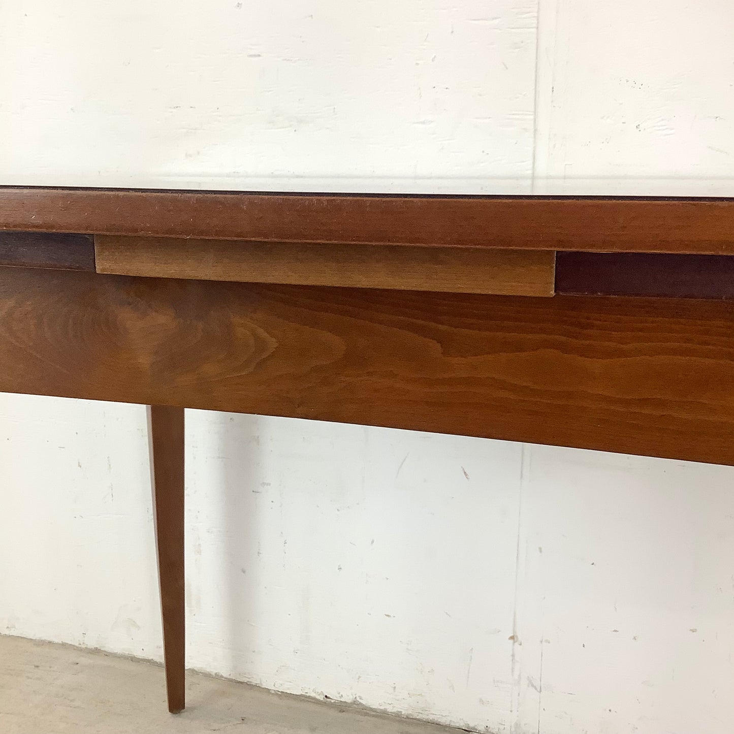 Petite Mid-Century Dining Table With leaves
