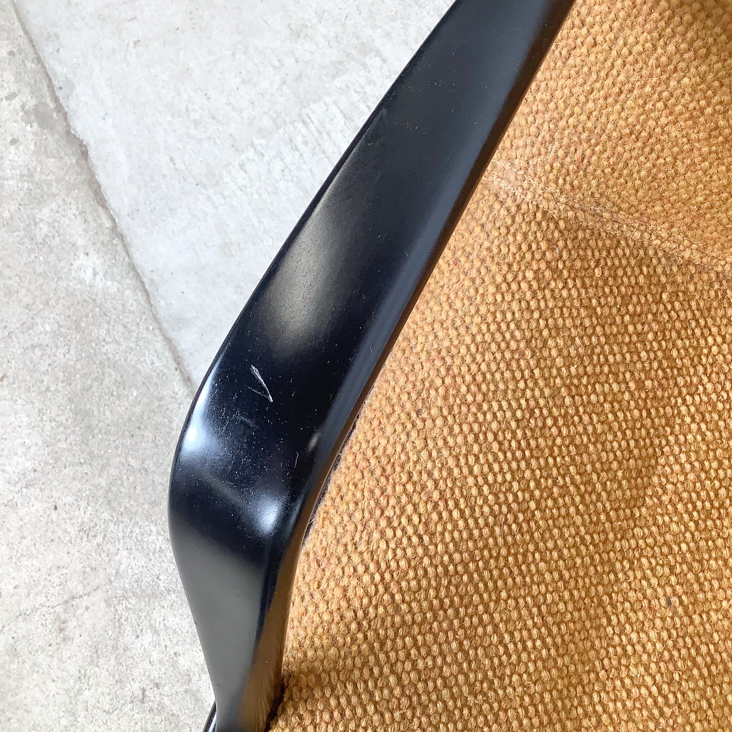 Vintage Steelcase 454 Series Task Chair — 1970s, Original Caramel Boucle, USA