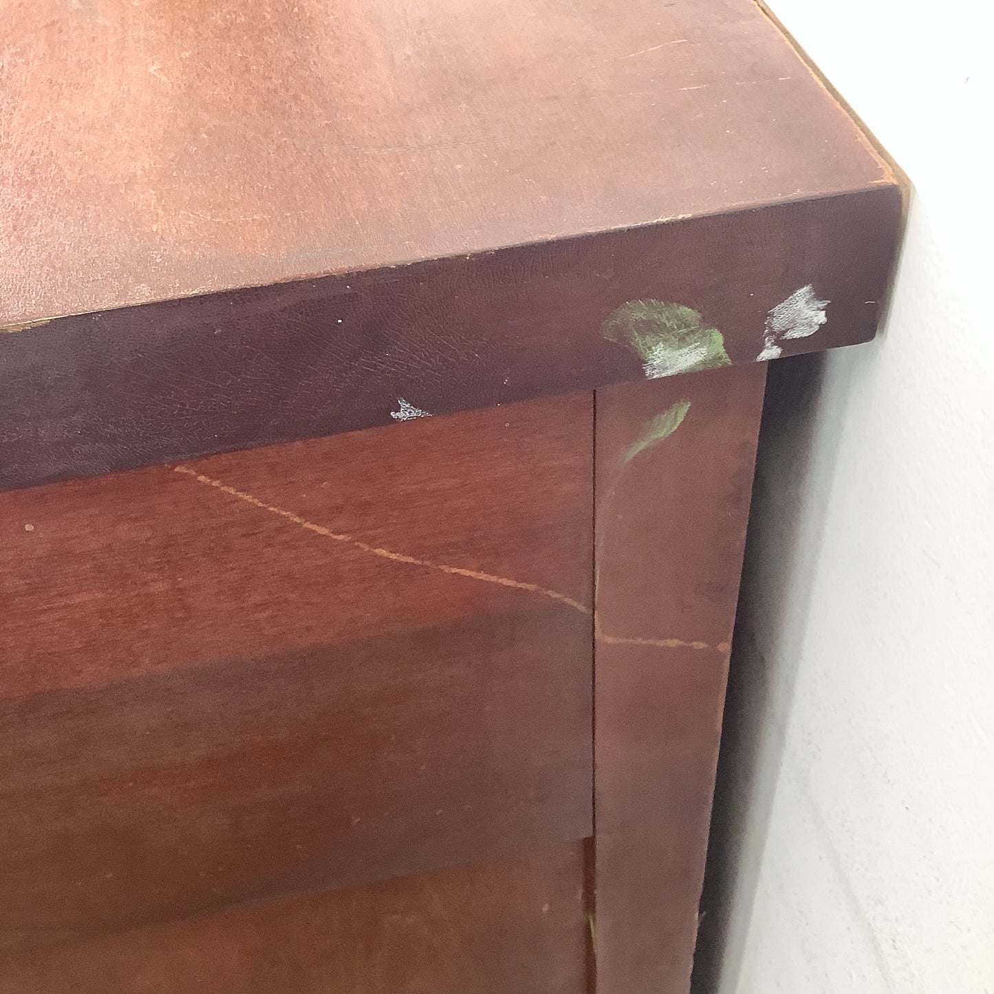 19th Century American Empire Flame Mahogany Four-Drawer Chest