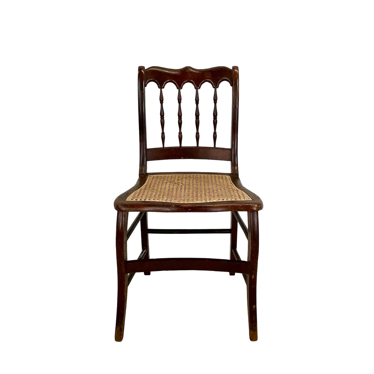 Antique Victorian Eastlake-Style Spindle-Back Side Chair