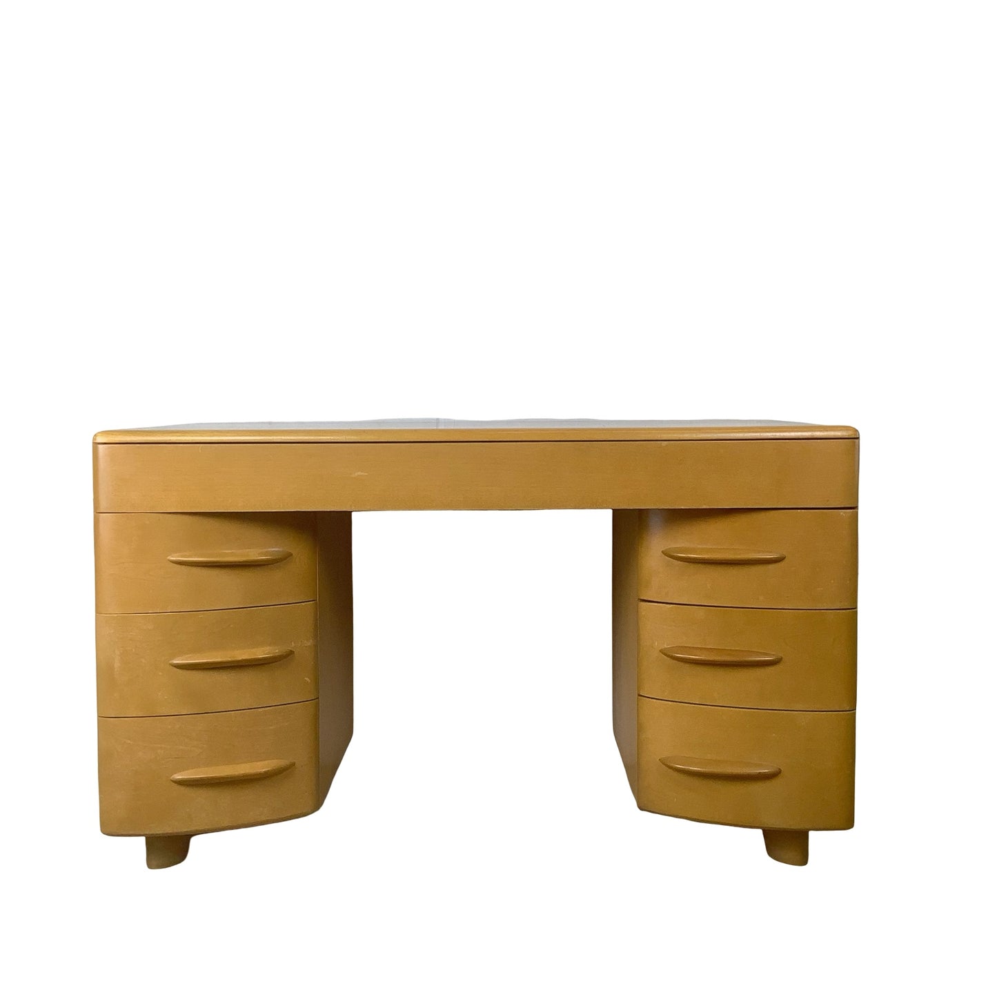 Heywood-Wakefield Wheat 6-Drawer Desk by Alexis de Sakhnoffsky