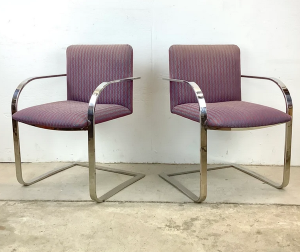 Vintage Brno Style Flat Bar Side Chairs