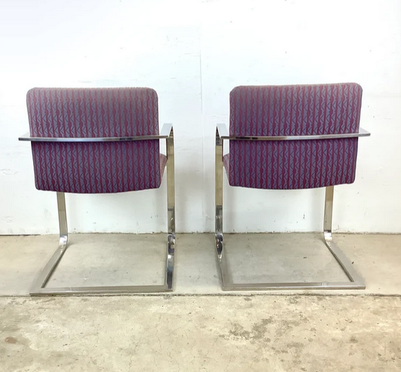 Vintage Brno Style Flat Bar Side Chairs