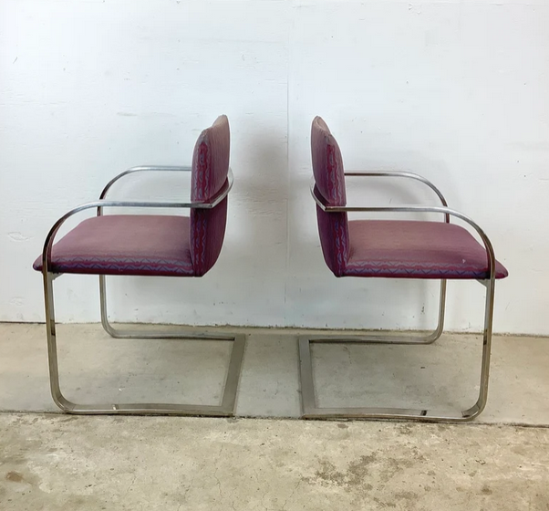 Vintage Brno Style Flat Bar Side Chairs