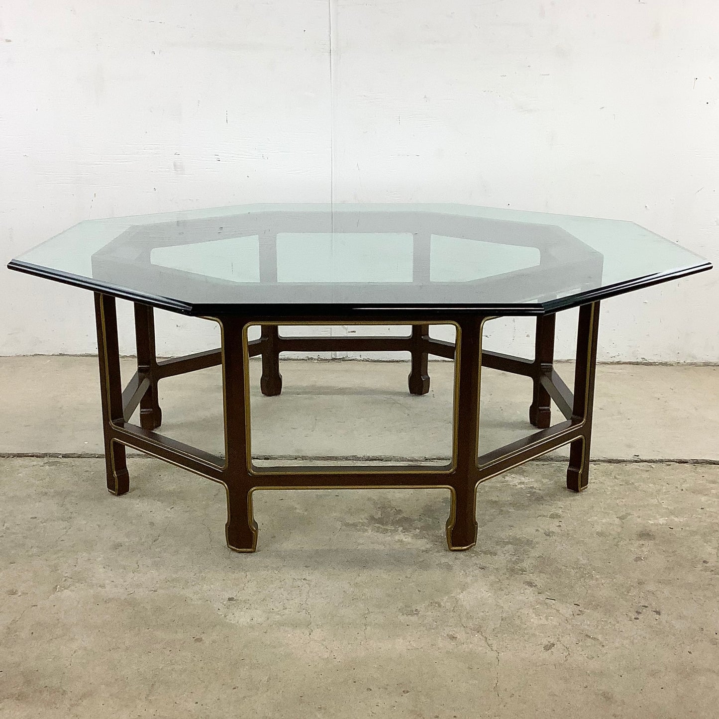 Vintage Octagonal Coffee Table after Kindel Furniture