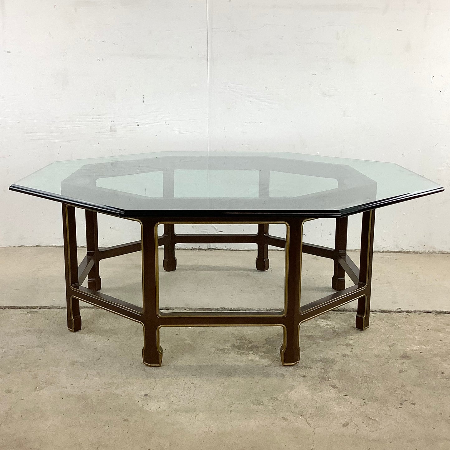 Vintage Octagonal Coffee Table after Kindel Furniture