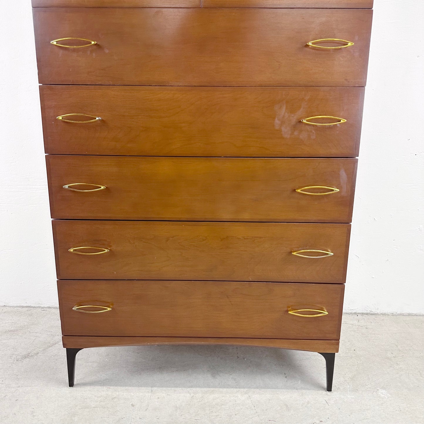 Mid-Century "Contessa" Armoire Dresser by Carl Otto for Heywood-Wakefield