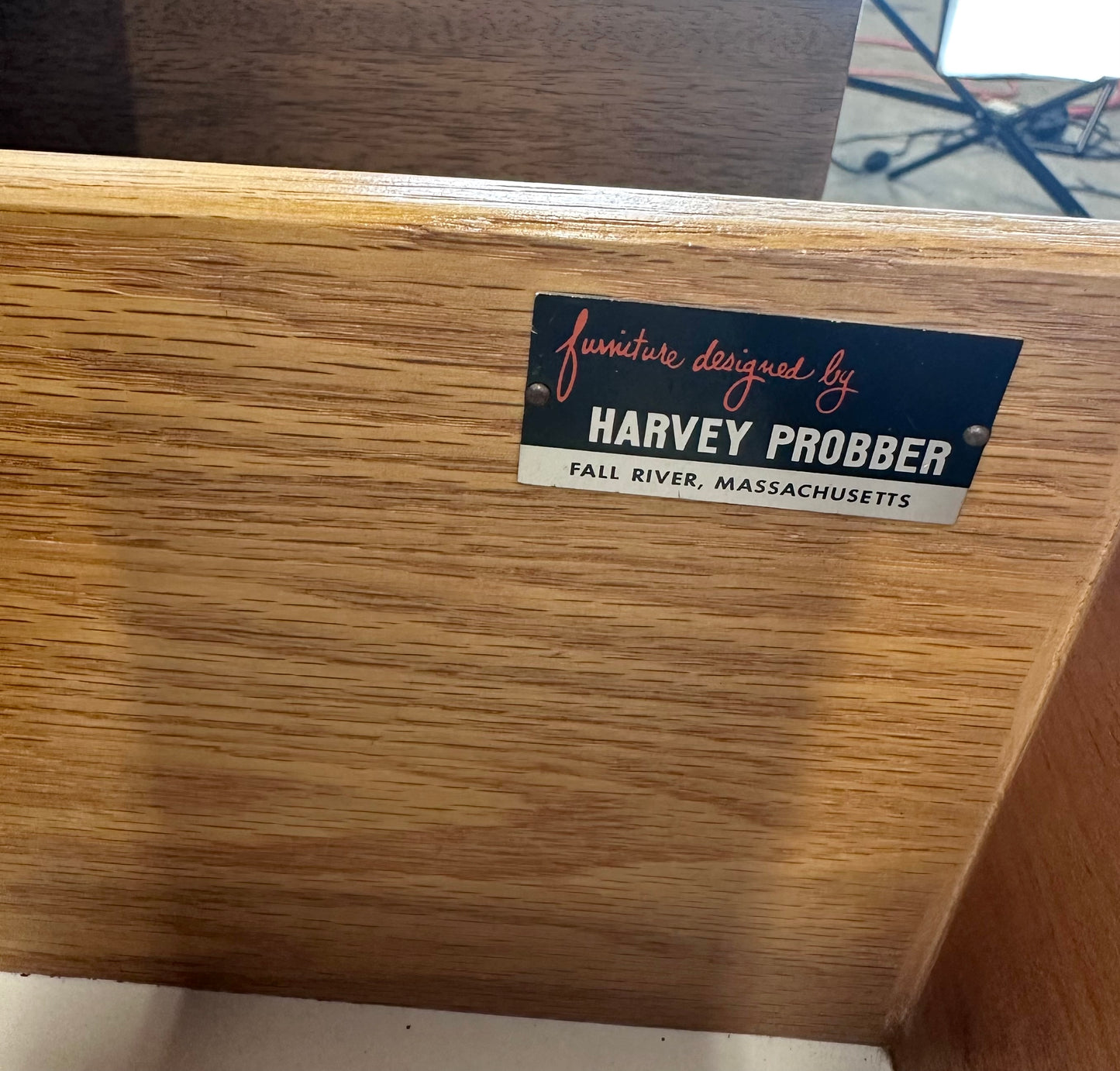 Harvey Probber Writing Desk- Signed