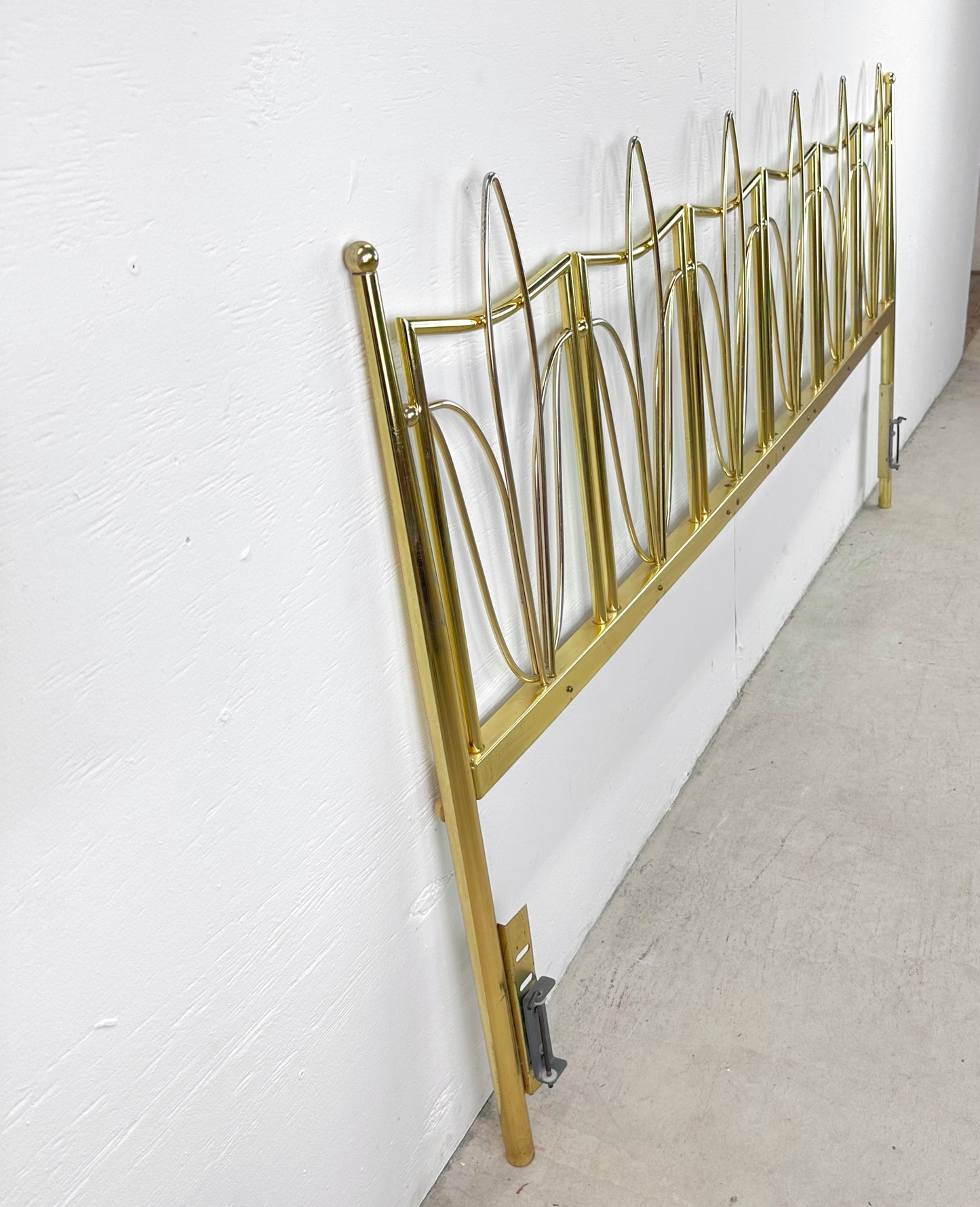 Vintage King Size Brass Finish Headboard