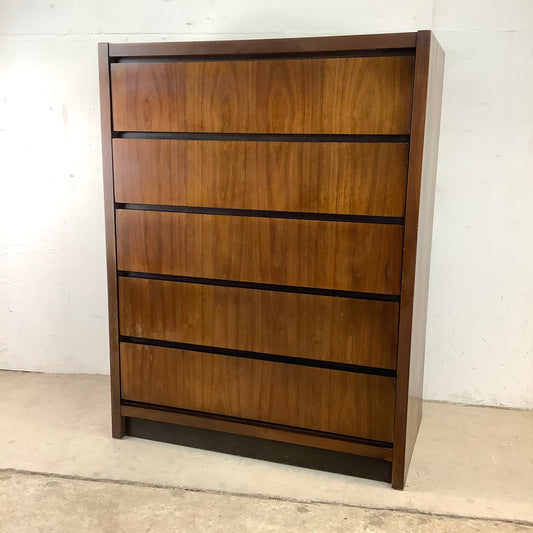 Vintage Modern Highboy Dresser by Lane Furniture