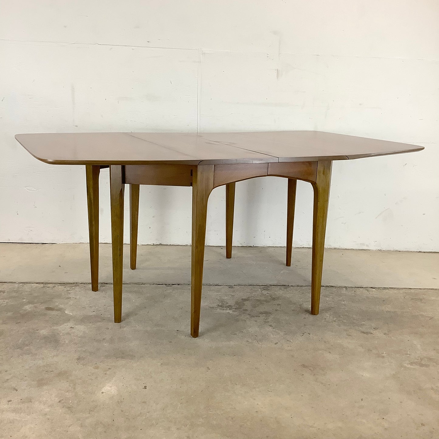 MCM Walnut Drop-Leaf Dining Table by John Van Koert for Drexel