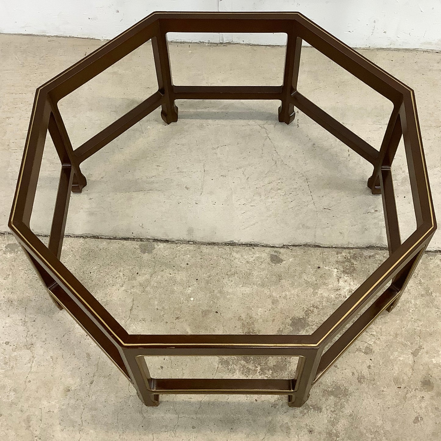 Vintage Octagonal Coffee Table after Kindel Furniture