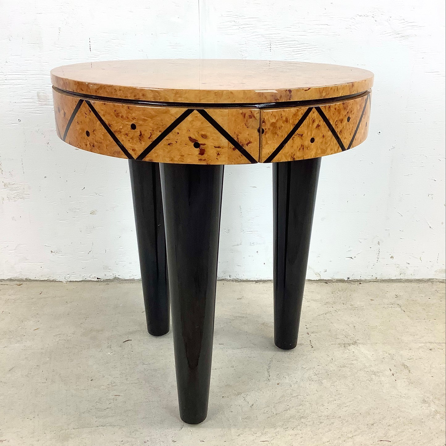 Vintage Modern End Table with Drawer
