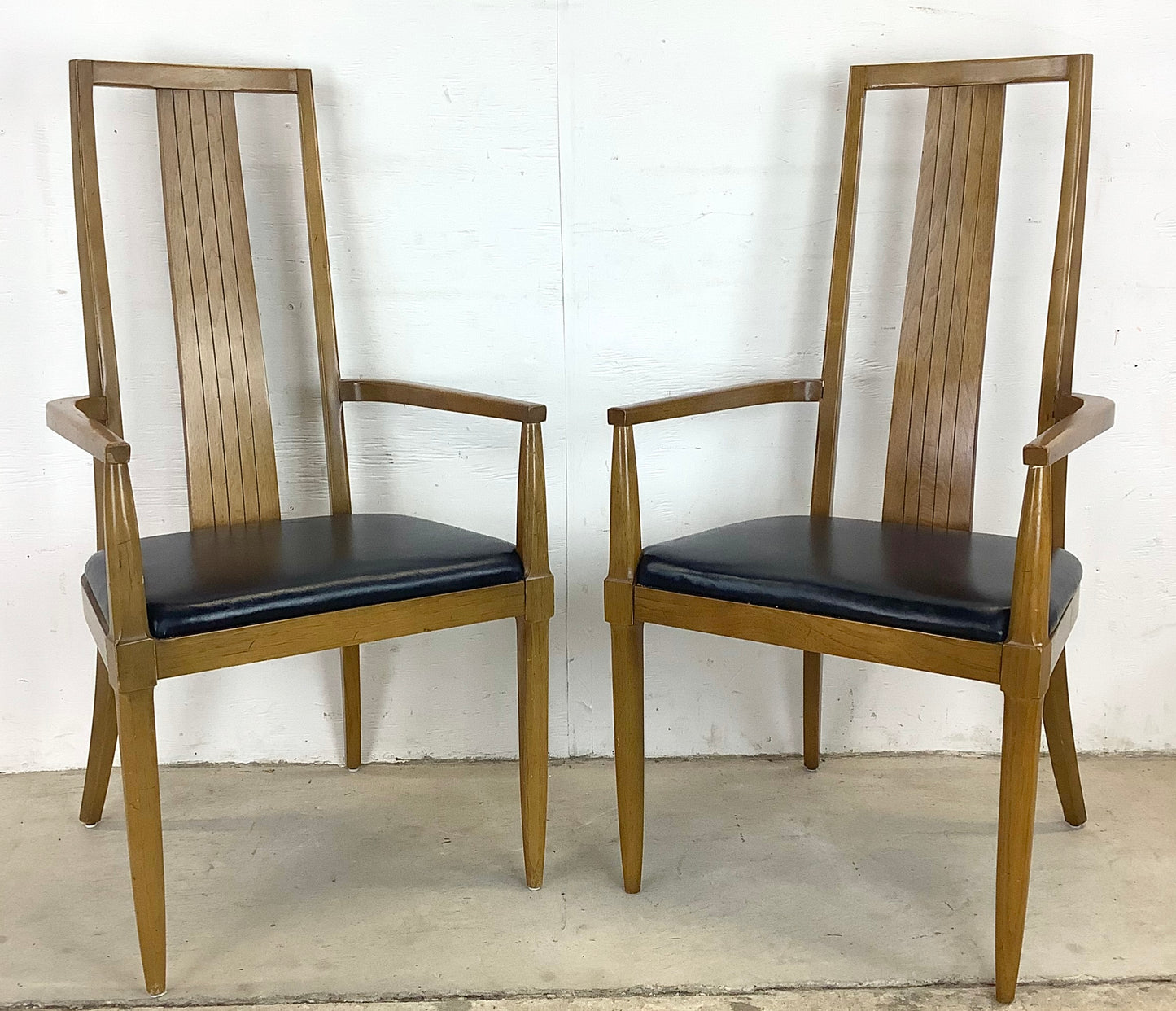 Mid-Century "Sophisticate" Dining Chairs by Tomlinson- Set of Six