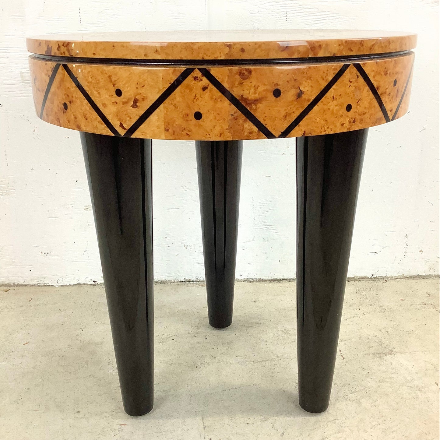 Vintage Modern End Table with Drawer
