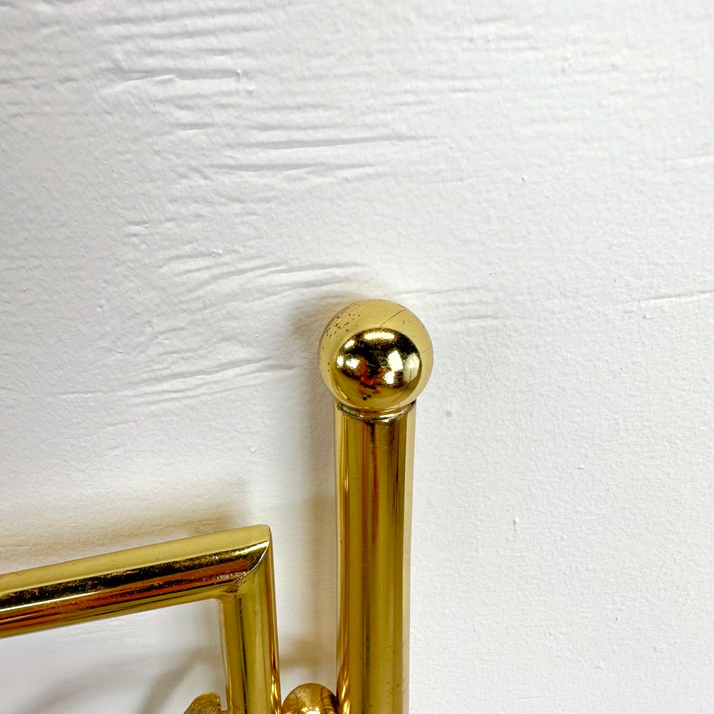 Vintage King Size Brass Finish Headboard