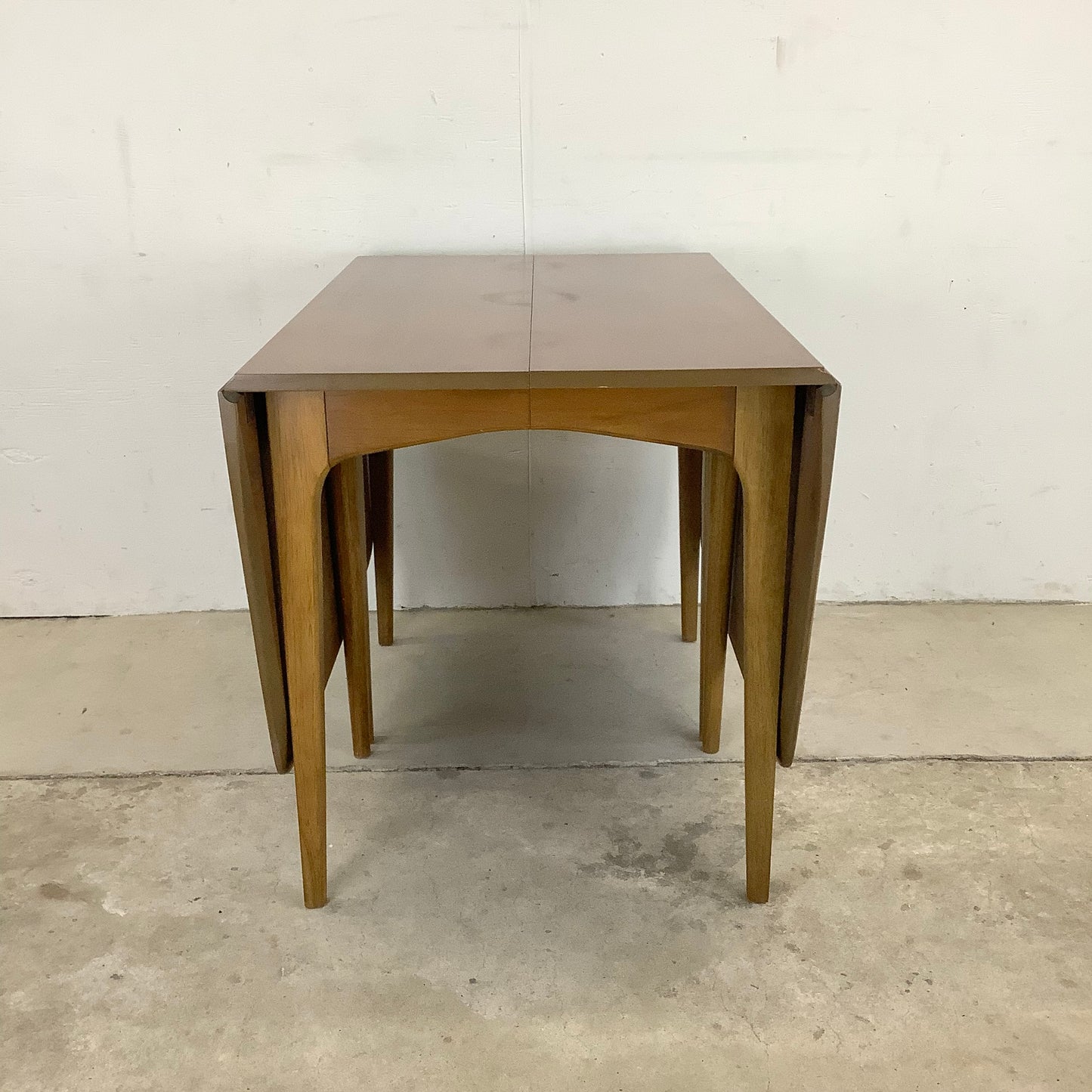 MCM Walnut Drop-Leaf Dining Table by John Van Koert for Drexel