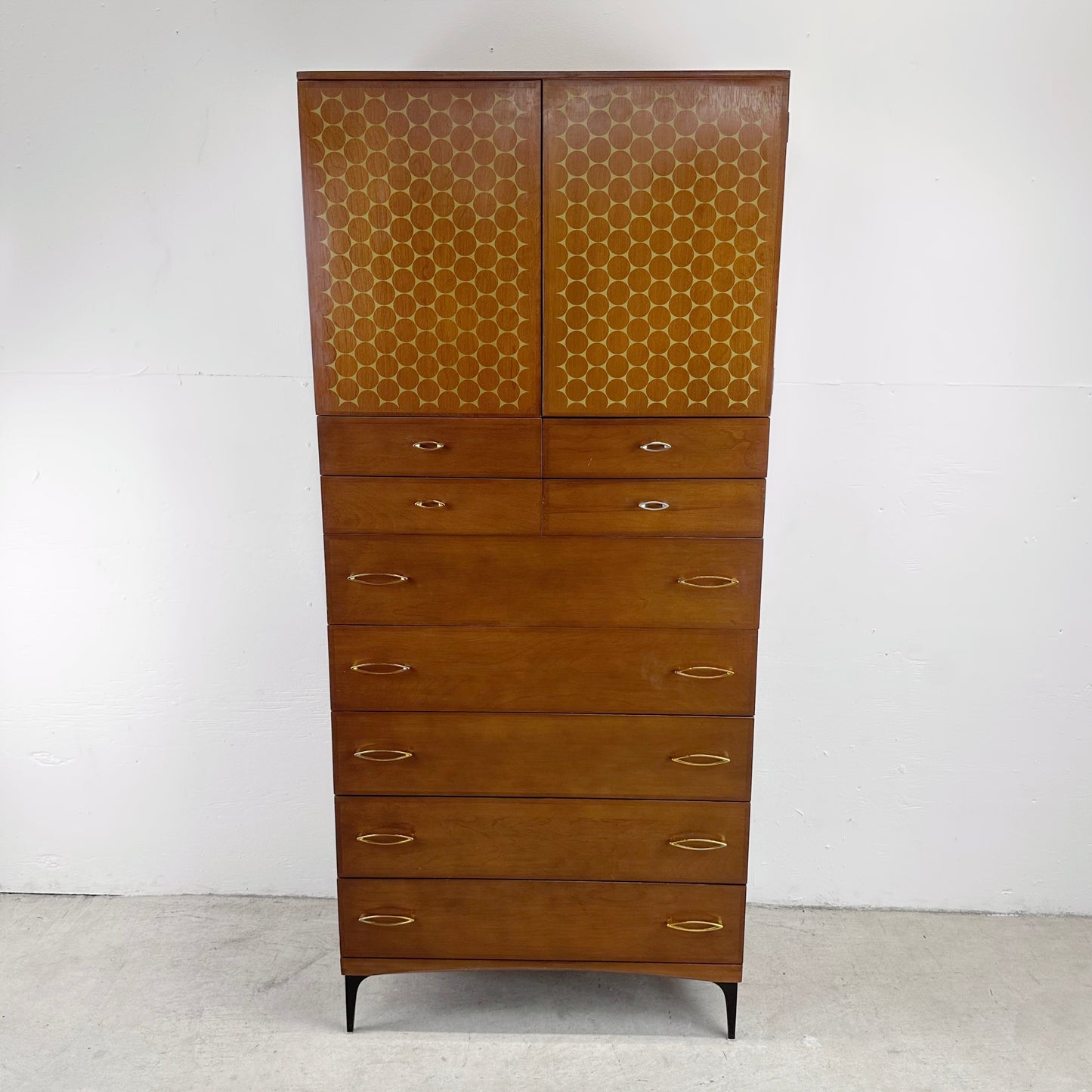 Mid-Century "Contessa" Armoire Dresser by Carl Otto for Heywood-Wakefield