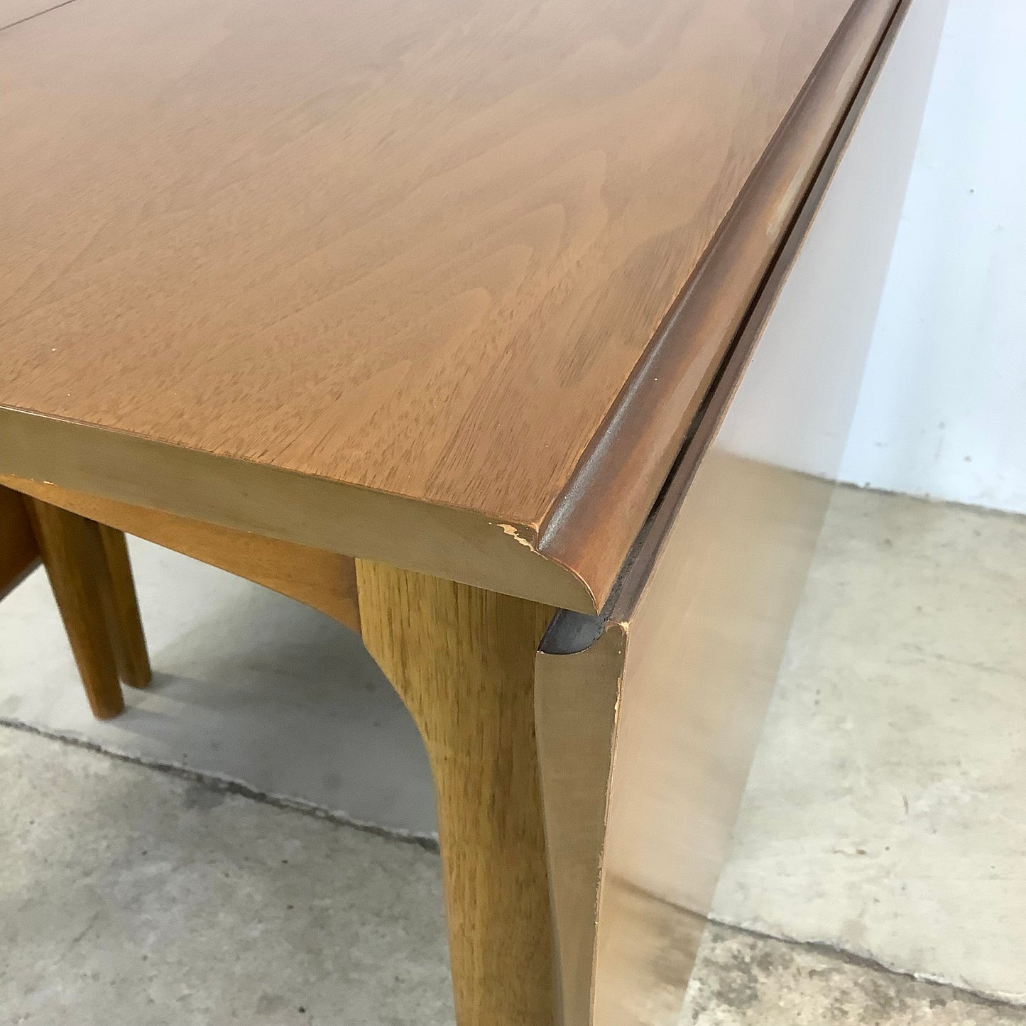 MCM Walnut Drop-Leaf Dining Table by John Van Koert for Drexel