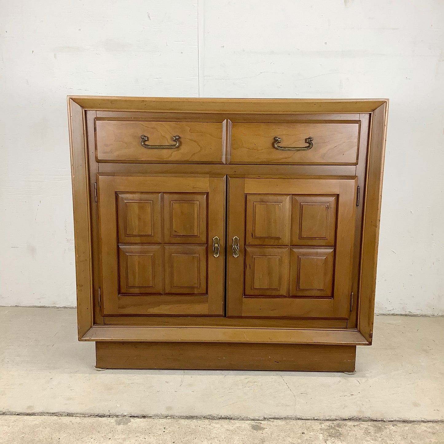 Mid-Century Walnut Commode Cabinet