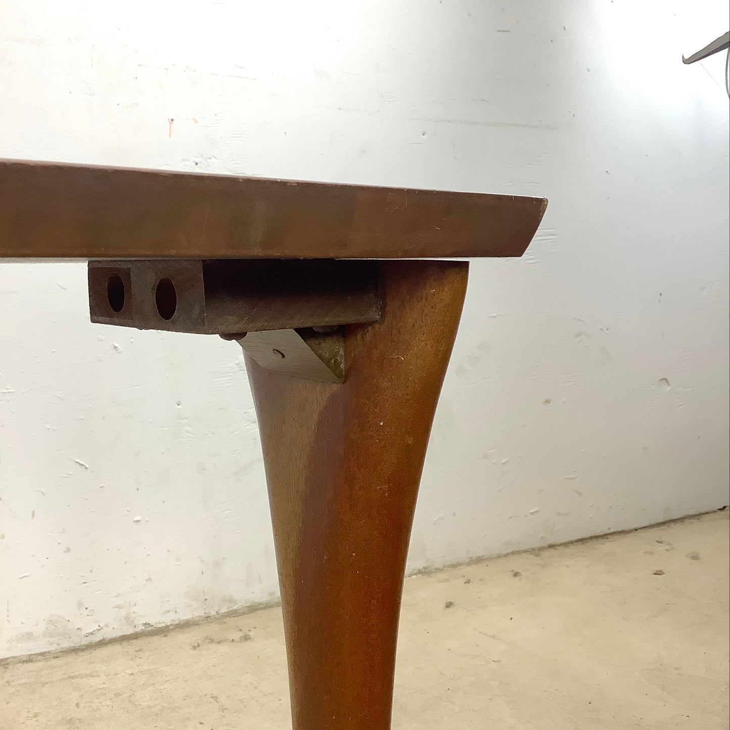 Mid-Century Italian End Table With Inlay