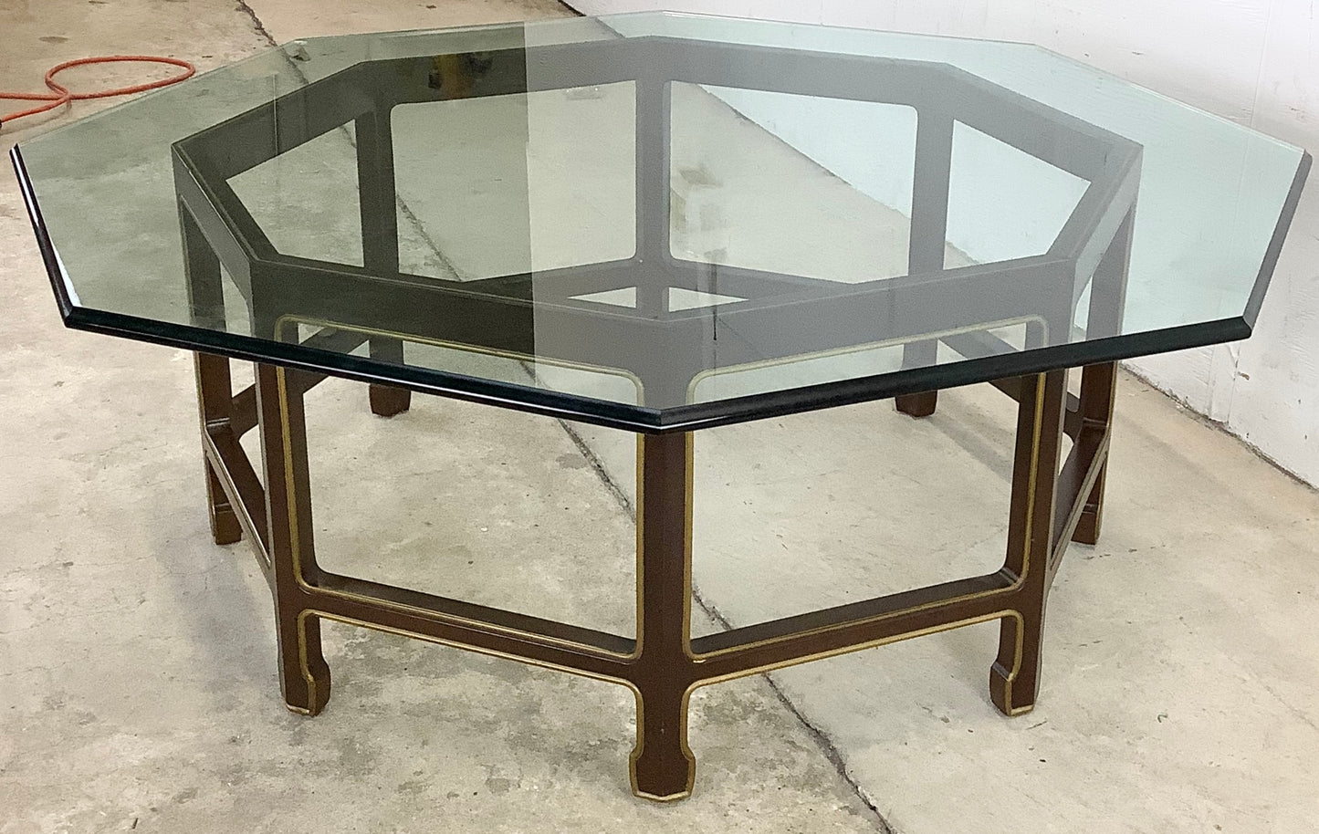 Vintage Octagonal Coffee Table after Kindel Furniture