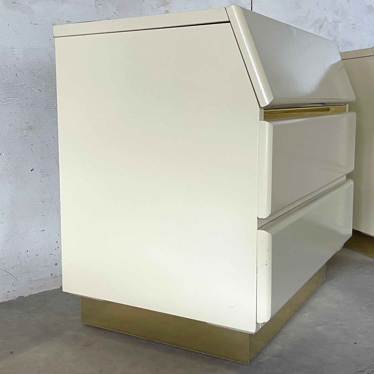 Pair Vintage Modern Nightstands